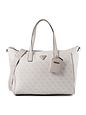 Guess Latona Shopper taske 52 cm - bone logo Guess Latona Shopper taske 52 cm