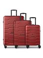 Tonino Lamborghini Bologna 4-hjulig Resväskset 3-delad - dark red Tonino Lamborghini Bologna 4-hjulig Resväskset 3-delad