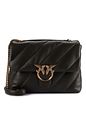 PINKO Love Puff Skuldertaske Læder 31 cm - verde fango PINKO Love Puff Skuldertaske Læder 31 cm