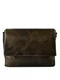 Greenburry Newport Mensajero Piel natural 35 cm - british green Greenburry Newport Mensajero Piel natural 35 cm
