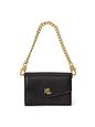 Lauren Ralph Lauren Minitaske Læder 10 cm - black Lauren Ralph Lauren Minitaske Læder 10 cm