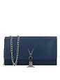 Valentino Divina clutch taske 26 cm - blu Valentino Divina clutch taske 26 cm