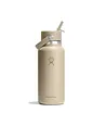 Hydro Flask Hydration Wide Flex Straw Cap Vattenflaska 945 ml - oat Hydro Flask Hydration Wide Flex Straw Cap Vattenflaska 945 ml