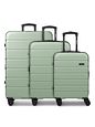 Saxoline Miami 4 kolečka Sada kufrů 3-dílný s roztažitelným záhybem