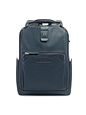 Piquadro Tebe Mochila de día Piel natural 46 cm Compartimento para laptop - blue Piquadro Tebe Mochila de día Piel natural 46 cm Compartimento para laptop