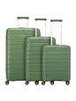 Roncato B-Flying Neon 4 hjul Kuffert 3-delt - verde militare Roncato B-Flying Neon 4 hjul Kuffert 3-delt