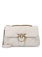 PINKO Love Puff Skuldertaske Læder 30 cm - avorio PINKO Love Puff Skuldertaske Læder 30 cm