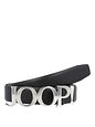 Joop! Bælte Læder - black-silver Joop! Bælte Læder
