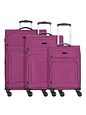 d & n Travel Line 9204 4 kolečka Sada kufrů 3-dílný s roztažitelným záhybem