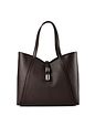 Furla Goccia Shopper taske L Læder 37 cm - cioccolato 1 Furla Goccia Shopper taske L Læder 37 cm