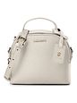 Lazarotti Bolso bandolera de piel «Bologna» de 17 cm - cream Lazarotti Bolso bandolera de piel «Bologna» de 17 cm