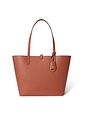 Lauren Ralph Lauren Vendbar Merrimack-taske 32 cm - red terracotta pink sienna Lauren Ralph Lauren Vendbar Merrimack-taske 32 cm