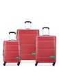 Delsey Paris x United Colors of Benetton Now Hardside 4-hjuls kuffertsæt 3 stk. med stretchfoldning