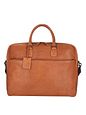 Burkely Starožitná kožená aktovka Avery 46 cm s přihrádkou na notebook