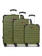 Wenger Amplar Evo 4 ruedas Juego de maletas 3 piezas Con asa expansible - olive Wenger Amplar Evo 4 ruedas Juego de maletas 3 piezas Con asa expansible