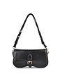Guess Charlotte Borsa a spalla Vera Pelle 24 cm - black Guess Charlotte Borsa a spalla Vera Pelle 24 cm