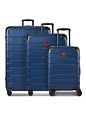 Tonino Lamborghini Tonino Lamborghini Milano Trolley 3-SET med stretchfold og XL-kuffert - navy Tonino Lamborghini Tonino Lamborghini Milano Trolley 3-SET med stretchfold og XL-kuffert