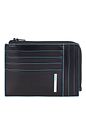 Piquadro Blue Square Kreditkortetui RFID-beskyttelse Læder 12 cm Gaveæske - black Piquadro Blue Square Kreditkortetui RFID-beskyttelse Læder 12 cm Gaveæske