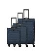 Travelite Skaii 4-hjulig Resväskset 3-delad med expansionsveck - navy Travelite Skaii 4-hjulig Resväskset 3-delad med expansionsveck