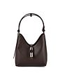 Furla Goccia Olkalaukku S Nahka 24 cm - cioccolato Furla Goccia Olkalaukku S Nahka 24 cm