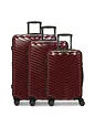 Redolz Essentials 18 2.0 4 ruedas Set de maletas 3 piezas Con asa expansible - metallic-red shiny Redolz Essentials 18 2.0 4 ruedas Set de maletas 3 piezas Con asa expansible