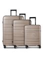 Redolz Essentials 11 4 ruedas Set de maletas 3 piezas Con fuelle expandible