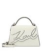 Karl Lagerfeld Signature 2.0 Håndtaske Læder 21 cm