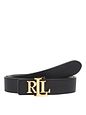 Lauren Ralph Lauren Cinturón reversible Piel natural - black lauren tan Lauren Ralph Lauren Cinturón reversible Piel natural