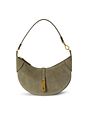 POLO RALPH LAUREN Polo ID Schultertasche Leder 26 cm - light olive POLO RALPH LAUREN Polo ID Schultertasche Leder 26 cm