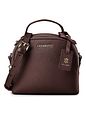 Lazarotti Bolso bandolera de piel «Bologna» de 17 cm - burgundy Lazarotti Bolso bandolera de piel «Bologna» de 17 cm