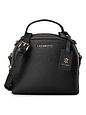 Lazarotti Bolso bandolera de piel «Bologna» de 17 cm - black Lazarotti Bolso bandolera de piel «Bologna» de 17 cm