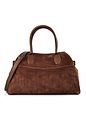 Guess Liza Skuldertaske M Læder 42 cm - chocolate Guess Liza Skuldertaske M Læder 42 cm