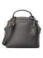 Lazarotti Bolso bandolera de piel «Bologna» de 17 cm - grey Lazarotti Bolso bandolera de piel «Bologna» de 17 cm