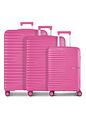 Travelite Pacific 4 ruedas Juego de maletas 3 piezas - pink Travelite Pacific 4 ruedas Juego de maletas 3 piezas