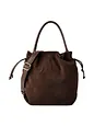 Hey Marly Cool Companion Suede Bolso bombonera Piel natural 38 cm - coffee Hey Marly Cool Companion Suede Bolso bombonera Piel natural 38 cm