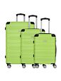 NOWI Rhodos 4 hjul Kuffert 3-delt - sz-lime NOWI Rhodos 4 hjul Kuffert 3-delt