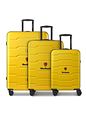 Tonino Lamborghini Bologna 4-hjulig Resväskset 3-delad - yellow Tonino Lamborghini Bologna 4-hjulig Resväskset 3-delad