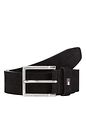 Tommy Hilfiger Oliver Nubuck Opasek Kůže - black Tommy Hilfiger Oliver Nubuck Opasek Kůže