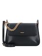 DKNY Belen Olkalaukku Nahka 26 cm - black-gold DKNY Belen Olkalaukku Nahka 26 cm