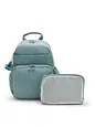 Kipling Basic Maisie Skötryggsäck 40 cm - tiny green air Kipling Basic Maisie Skötryggsäck 40 cm