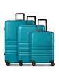 Redolz Pro ABS 4 ruedas Juego de maletas 3 piezas Con asa expansible - petrol Redolz Pro ABS 4 ruedas Juego de maletas 3 piezas Con asa expansible
