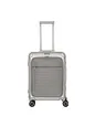 Travelite Maleta de cabina Next de 4 ruedas, de aluminio, 55 cm, con compartimento para portátil - silber2 Travelite Maleta de cabina Next de 4 ruedas, de aluminio, 55 cm, con compartimento para portátil