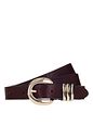 b.belt Bælte Læder - dark brown b.belt Bælte Læder