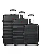 Wenger Amplar Evo 4 ruedas Juego de maletas 3 piezas Con asa expansible - black Wenger Amplar Evo 4 ruedas Juego de maletas 3 piezas Con asa expansible