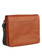 Leonhard Heyden Hamburg Messenger kožený 32 cm přihrádka na notebook