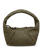 LES VISIONNAIRES Greta weave Borsetta Vera Pelle 37 cm - sea kelp LES VISIONNAIRES Greta weave Borsetta Vera Pelle 37 cm