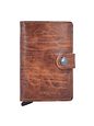 Secrid Miniwallet Pouzdro na karty RFID ochrana Kůže 6.5 cm - whiskey Secrid Miniwallet Pouzdro na karty RFID ochrana Kůže 6.5 cm