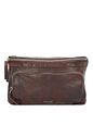 Spikes & Sparrow Marsupio Vera Pelle 23 cm - darkbrown Spikes & Sparrow Marsupio Vera Pelle 23 cm