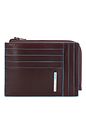 Piquadro Blue Square Kreditkortetui RFID-beskyttelse Læder 12 cm Gaveæske - mahogany Piquadro Blue Square Kreditkortetui RFID-beskyttelse Læder 12 cm Gaveæske