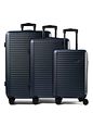 NOWI Grand Canaria 4-Rollen Kofferset 3tlg. mit Doppelrollen